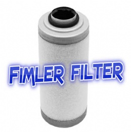 Replacement busch vacuum pump Exhaust Filter Elements 0532000512, R5 / RA / RC 0055 E, R5 / RA / RC 0025 E