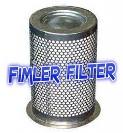 AXECO Air Compressor Filters 1012207, 1012208, 1012942, 1015281, 1015889, 1016621, 1016622, VSS101