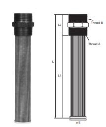 HTank Mounted Suction Strainer Elements HTMS NPTM 2 100 02078480