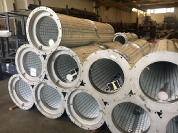 Professional production Fibre Bed Mist Eliminator / Candle Fillers