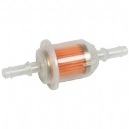 High flow Inline Disposable Fuel Filter, 3/8